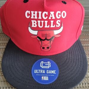 Ultra Game Chicago Bulls Red and Black Hat